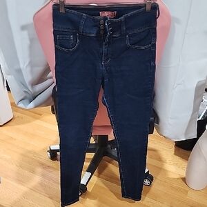 Wax Jean High Rise Dark Blue Jeans